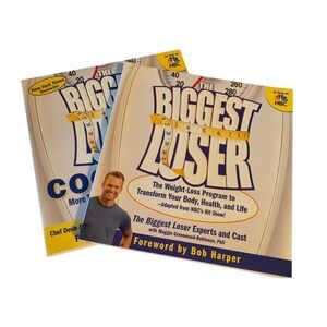 The Biggest Loser Book Bundle Program Guide and Cookbook NBC Weight Loss Diet